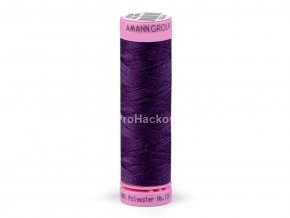 Polyesterová nit Amann ASPO 120 purpurová fialová 0046, návin 100 m
