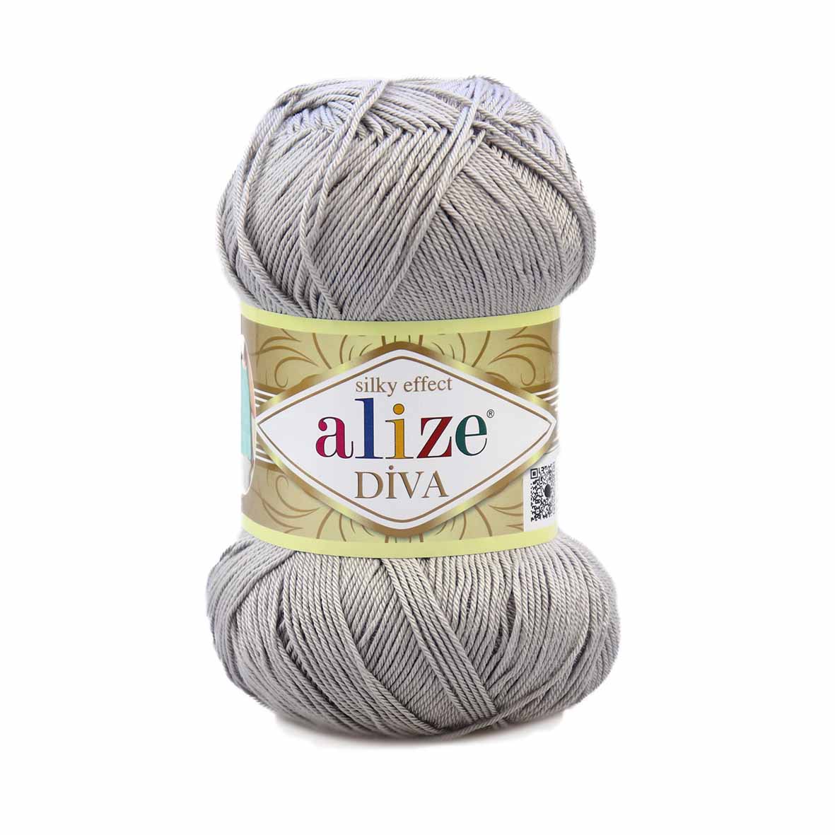 Alize priadza Diva 355 sivo-strieborná