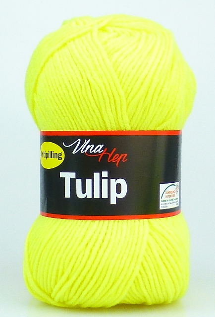 Vlna - Hep příze Tulip 4312 NEON žlutá