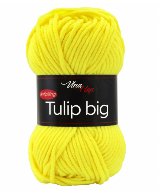 Vlna - Hep příze Tulip Big 4312 NEON žlutá