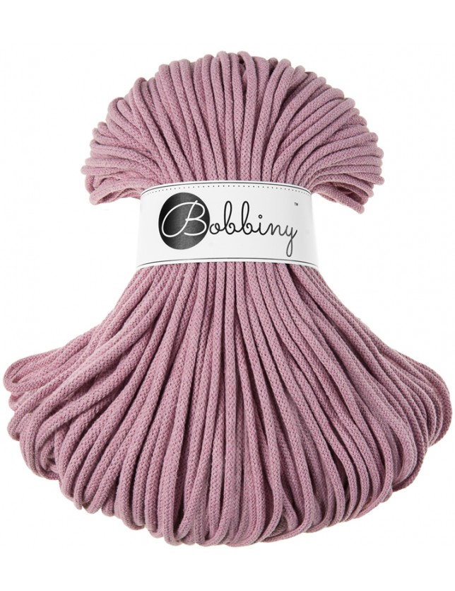 Bobbiny šňůry 5 mm Starorůžové (Dusty pink)