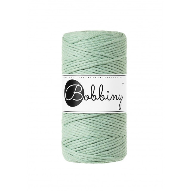 Bobbiny Macramé Cord 3 mm pastelově zelená (Aloe)