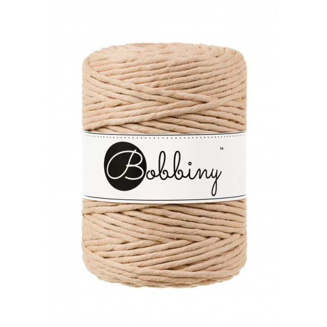 Bobbiny Macrame Cord XXL 5 mm sušenková (Biscuit)