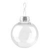 Baňka k dozdobení 6 cm 2 ks stříbrná