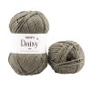 Drops Daisy mix 28 šedobéžová