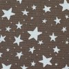 Dekorační látka Wiebke hvězdy hnědá