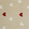 Dekorační látka Rudi malá srdíčka