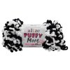 příze Puffy More 6632 černá a bílá
