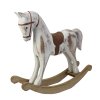 Dekorace houpací koník dřevěný 26,5 x 6,5 x 23 cm