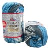 příze Everyday Viking 70510 středně modrá bílá a šedá