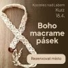 Kurz "Boho pásek technikou macramé" - 18.4.2026