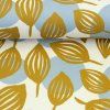 Dekorační látka Dots & Leaves by Emjo Design listy a puntíky