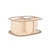 Organizér obdélník 21 x 16 x 9 cm bříza