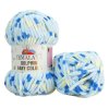 příze Dolphin Baby Colors 80403 světle modrá, modrá, žlutá