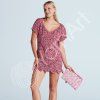 příze Jeans Tropical 615 růžová, vínová, lososová