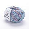příze Jeans Tropical 618 variace modré, růžová, oranžová