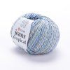 příze Jeans Tropical 614 modrá, zelená, oranžová, fialová