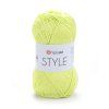 příze Style 662 žluto-zelená