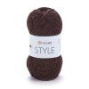 příze Style 672 hnědá