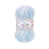 příze Baby Best Batik 6669 světle modrá a bílá