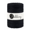 Bobbiny Macrame Cord XXL 5 mm černé ( Black )