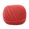 Háčkovací příze Sněhurka 3384 matná červená
