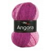 příze Angora Luxus Simli Batik 5720 růžová a fuchsiově fialová