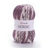 příze Nordic 665 starofialová a krémová