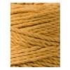 Bobbiny 3PLY Macrame Regular 3 mm hořčicové (MUSTARD)