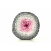 Příze Flowers Moonlight 3293 růžová, světle šedá, šedá