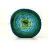 Příze Flowers Moonlight 3256 hráškově zelená, tyrkysová, lesní zelená, sváteční zelená