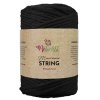 Macrame String 5 mm 02 černá