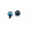 Oči bezpečnostní třpytivé modré, 10 mm