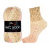 příze Best Socks 7327 lososová, písková, smetanová