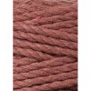 Bobbiny 3PLY macramé Rope XXL hnědo-růžovo-cihlová (Sunset)