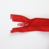 Spirálový zip dělitelný 60 cm červený