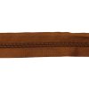 Spirálový zip dělitelný 40 cm hnědý