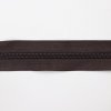 Spirálový zip dělitelný 60 cm tmavě hnědý