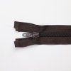 Spirálový zip dělitelný 50 cm tmavě hnědý