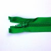 Spirálový zip dělitelný 80 cm zelený