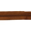 Spirálový zip dělitelný 30 cm hnědý