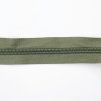 Spirálový zip dělitelný 80 cm šedozelený