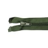 Spirálový zip dělitelný 30 cm olivově zelený