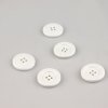 Knoflík kulatý plast 23 mm, bílý