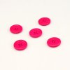 Knoflík kulatý plast 23 mm fuchsiový