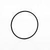 Kovový kruh černý 12 cm