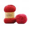 Drops Alpaca UNI 3900 tmavá červená