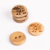 Dřevěný knoflík kulatý Ø 15 mm ovečka