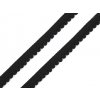 Bambulkový prýmek š. 11 mm černý