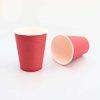 Papírový kelímek 250 ml červený 8 ks